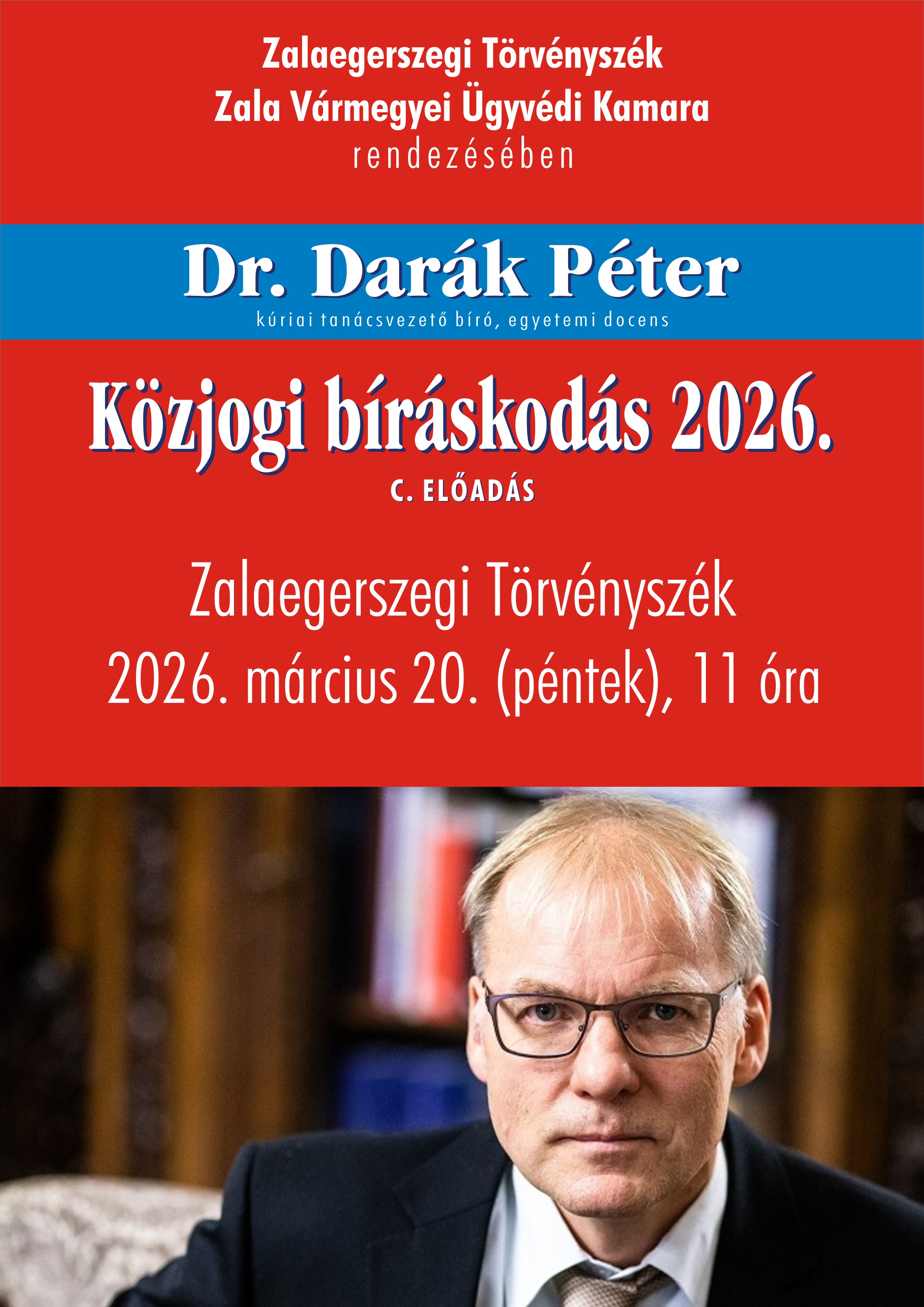 Dr. Dar&aacute;k P&eacute;ter előad&aacute;sa